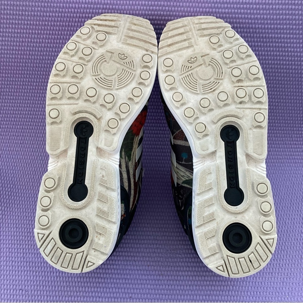 ADIDAS ZX FLUX LOW Running Sneakers TRAINERS WOMEN SHOES Size 8 - Picture 8 of 9